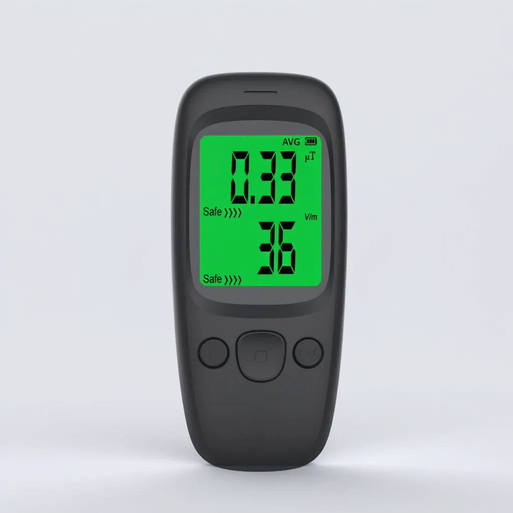 Digitale EMF-meter met temperatuur