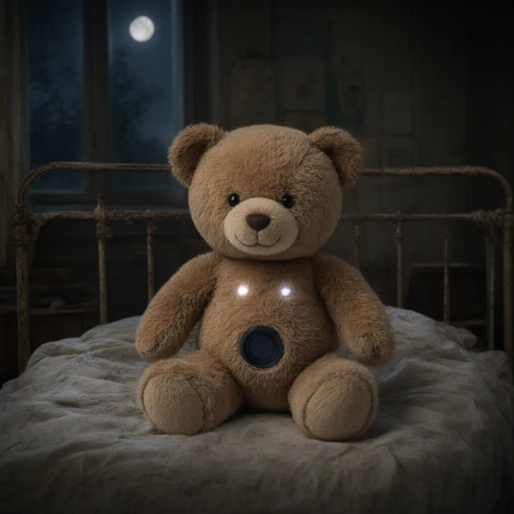 Teddybeer met bewegingssensor