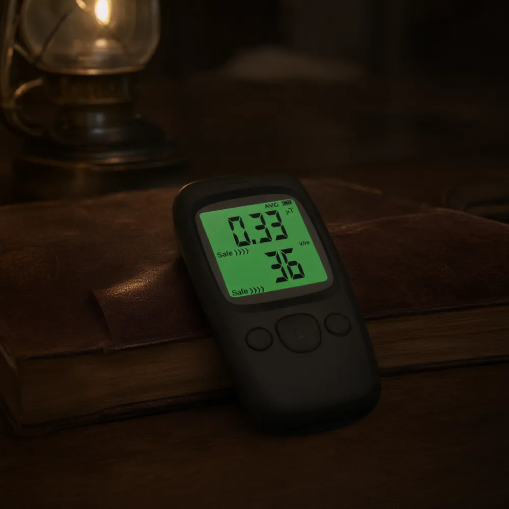Digitale EMF-meter met temperatuur